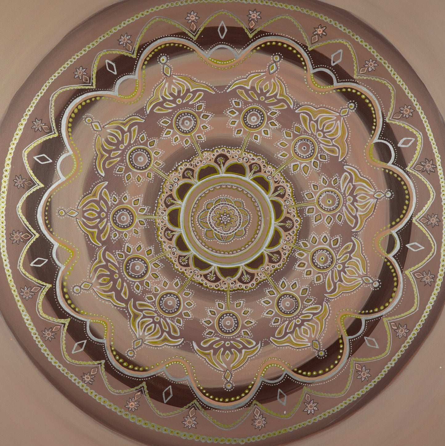 89 Brown Mandala - Heimkunst Shop